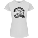 Daddy & Daughter Best Friends Father's Day Womens Petite Cut T-Shirt White