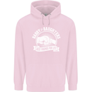 Daddy & Daughters Best Friends Father's Day Childrens Kids Hoodie Light Pink
