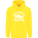 Daddy & Daughters Best Friends Father's Day Childrens Kids Hoodie Yellow