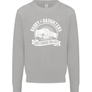 Daddy & Daughters Best Friends Father's Day Kids Sweatshirt Jumper Sports Grey