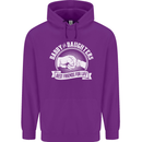 Daddy & Daughters Best Friends Father's Day Mens 80% Cotton Hoodie Purple