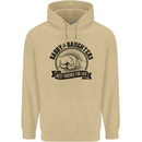 Daddy & Daughters Best Friends Father's Day Mens 80% Cotton Hoodie Sand