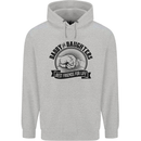 Daddy & Daughters Best Friends Father's Day Mens 80% Cotton Hoodie Sports Grey