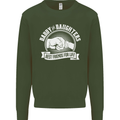 Daddy & Daughters Best Friends Father's Day Mens Sweatshirt Jumper Forest Green