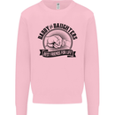 Daddy & Daughters Best Friends Father's Day Mens Sweatshirt Jumper Light Pink