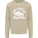 Daddy & Daughters Best Friends Father's Day Mens Sweatshirt Jumper Sand