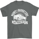 Daddy & Daughters Best Friends Father's Day Mens T-Shirt Cotton Gildan Charcoal