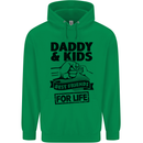 Daddy & Kids Best Friends Father's Day Childrens Kids Hoodie Irish Green