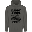 Daddy & Kids Best Friends Father's Day Childrens Kids Hoodie Storm Grey