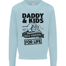 Daddy & Kids Best Friends Father's Day Kids Sweatshirt Jumper Light Blue