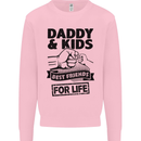 Daddy & Kids Best Friends Father's Day Kids Sweatshirt Jumper Light Pink