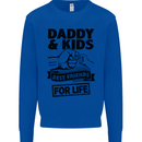 Daddy & Kids Best Friends Father's Day Kids Sweatshirt Jumper Royal Blue
