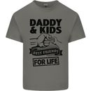 Daddy & Kids Best Friends Father's Day Kids T-Shirt Childrens Charcoal