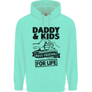 Daddy & Kids Best Friends Father's Day Mens 80% Cotton Hoodie Peppermint