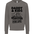 Daddy & Kids Best Friends Father's Day Mens Sweatshirt Jumper Charcoal