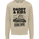 Daddy & Kids Best Friends Father's Day Mens Sweatshirt Jumper Sand