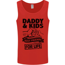 Daddy & Kids Best Friends Father's Day Mens Vest Tank Top Red