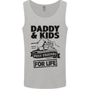 Daddy & Kids Best Friends Father's Day Mens Vest Tank Top Sports Grey