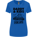 Daddy & Kids Best Friends Father's Day Womens Wider Cut T-Shirt Royal Blue