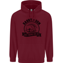 Daddy & Son Best FriendsFather's Day Childrens Kids Hoodie Maroon
