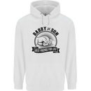 Daddy & Son Best FriendsFather's Day Childrens Kids Hoodie White