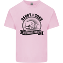 Daddy & Sons Best Friends Father's Day Kids T-Shirt Childrens Light Pink