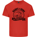Daddy & Sons Best Friends Father's Day Kids T-Shirt Childrens Red