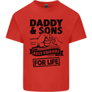 Daddy & Sons Best Friends Father's Day Kids T-Shirt Childrens Red