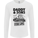 Daddy & Sons Best Friends Father's Day Mens Long Sleeve T-Shirt White