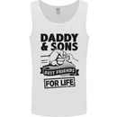 Daddy & Sons Best Friends Father's Day Mens Vest Tank Top White