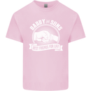 Daddy & Sons Best Friends for Life Kids T-Shirt Childrens Light Pink