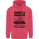 Daddy and Daughter Funny Father's Day Childrens Kids Hoodie Heliconia