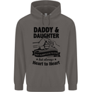 Daddy and Daughter Funny Father's Day Mens 80% Cotton Hoodie Charcoal