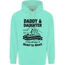 Daddy and Daughter Funny Father's Day Mens 80% Cotton Hoodie Peppermint