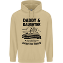 Daddy and Daughter Funny Father's Day Mens 80% Cotton Hoodie Sand
