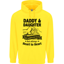 Daddy and Daughter Funny Father's Day Mens 80% Cotton Hoodie Yellow