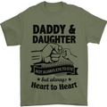 Daddy and Daughter Funny Father's Day Mens T-Shirt Cotton Gildan Military Green