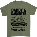 Daddy and Daughter Funny Father's Day Mens T-Shirt Cotton Gildan Military Green