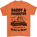 Daddy and Daughter Funny Father's Day Mens T-Shirt Cotton Gildan Orange