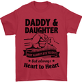 Daddy and Daughter Funny Father's Day Mens T-Shirt Cotton Gildan Red