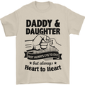 Daddy and Daughter Funny Father's Day Mens T-Shirt Cotton Gildan Sand