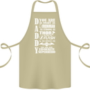 Daddy's Favourite Superhero Father's Day Cotton Apron 100% Organic Khaki