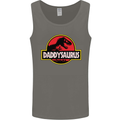 Daddysaurus Funny Father's Day Daddy Mens Vest Tank Top Charcoal