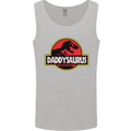 Daddysaurus Funny Father's Day Daddy Mens Vest Tank Top Sports Grey