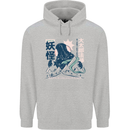 Daidarabotchi Japanese Yokai Mythology Mens 80% Cotton Hoodie Sports Grey