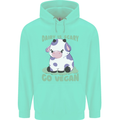 Dairy Is Scary Go Vegan Funny Mens 80% Cotton Hoodie Peppermint