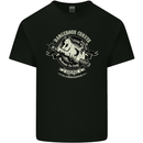 Dangerous Curves Mechanic on Duty Biker Mens Cotton T-Shirt Tee Top Black