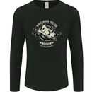 Dangerous Curves Mechanic on Duty Biker Mens Long Sleeve T-Shirt Black