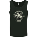 Dangerous Curves Mechanic on Duty Biker Mens Vest Tank Top Black