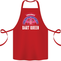 Darts Queen Funny Cotton Apron 100% Organic Red